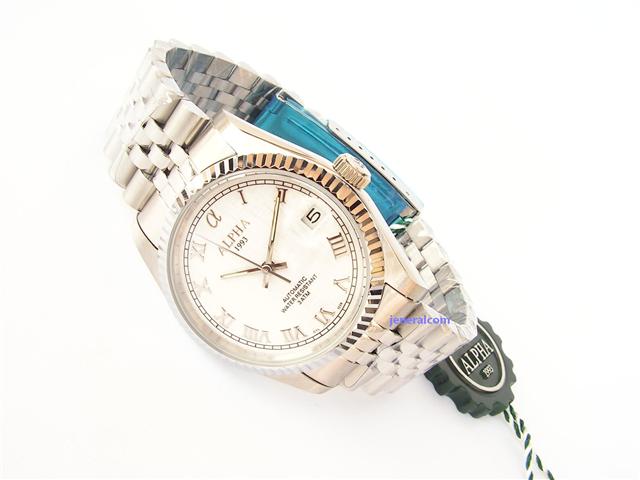 Orologio Date Quadrante bianco Guilloché