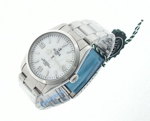 Orologio Automatico Meccanico Explorer I Quadrante Madreperla 