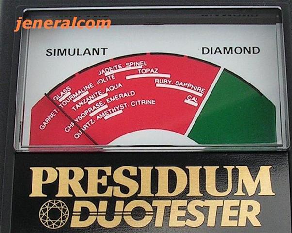 Presidium Duotester Rivelatore di Pietre Preziose Tramite  Penna a Conduzione Termica e Riflettometro Ottico, Strumento Gemmologico