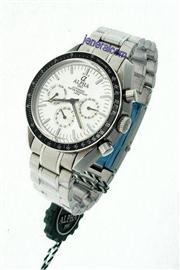 ALPHA SPEEDMASTER MOONWATCH Acciaio INOX 316-L Quadrante Silver Lunetta Acciaio