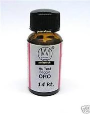 Liquido tester prova oro 14 kt