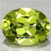 # Peridoto Verde Taglio a Ovale mm. 8 x 6