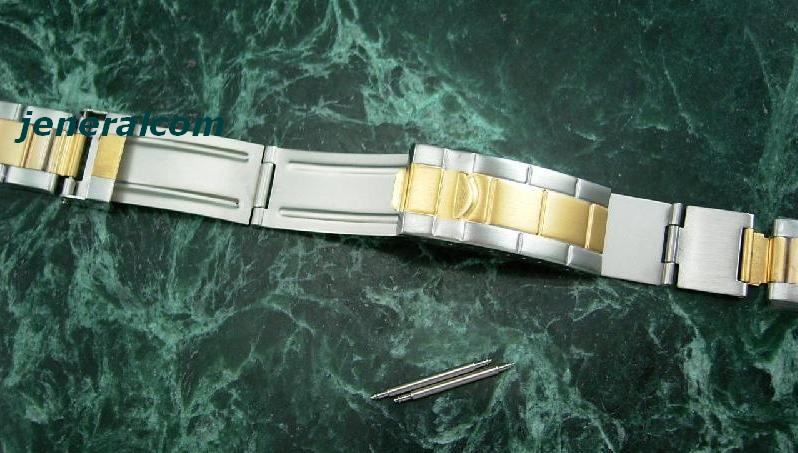 Bracciale per Rolex oyster Acciaio Bi Colore 20 mm.