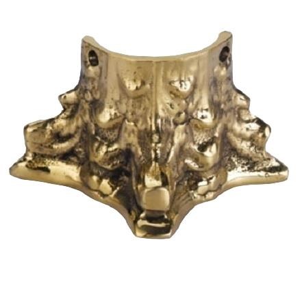 Piede in ottone per orologi da mensola, caminetto  Piede in ottone per orologi da mensola, caminetto