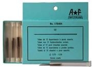  12 Alesatori Swiss Made di Alta Qualità per Sedi Rubini e Fori da mm 0.07 a mm 0.15