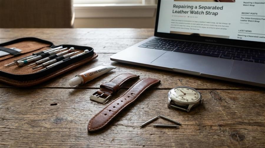 Riparazione di un Cinturino in Pelle.