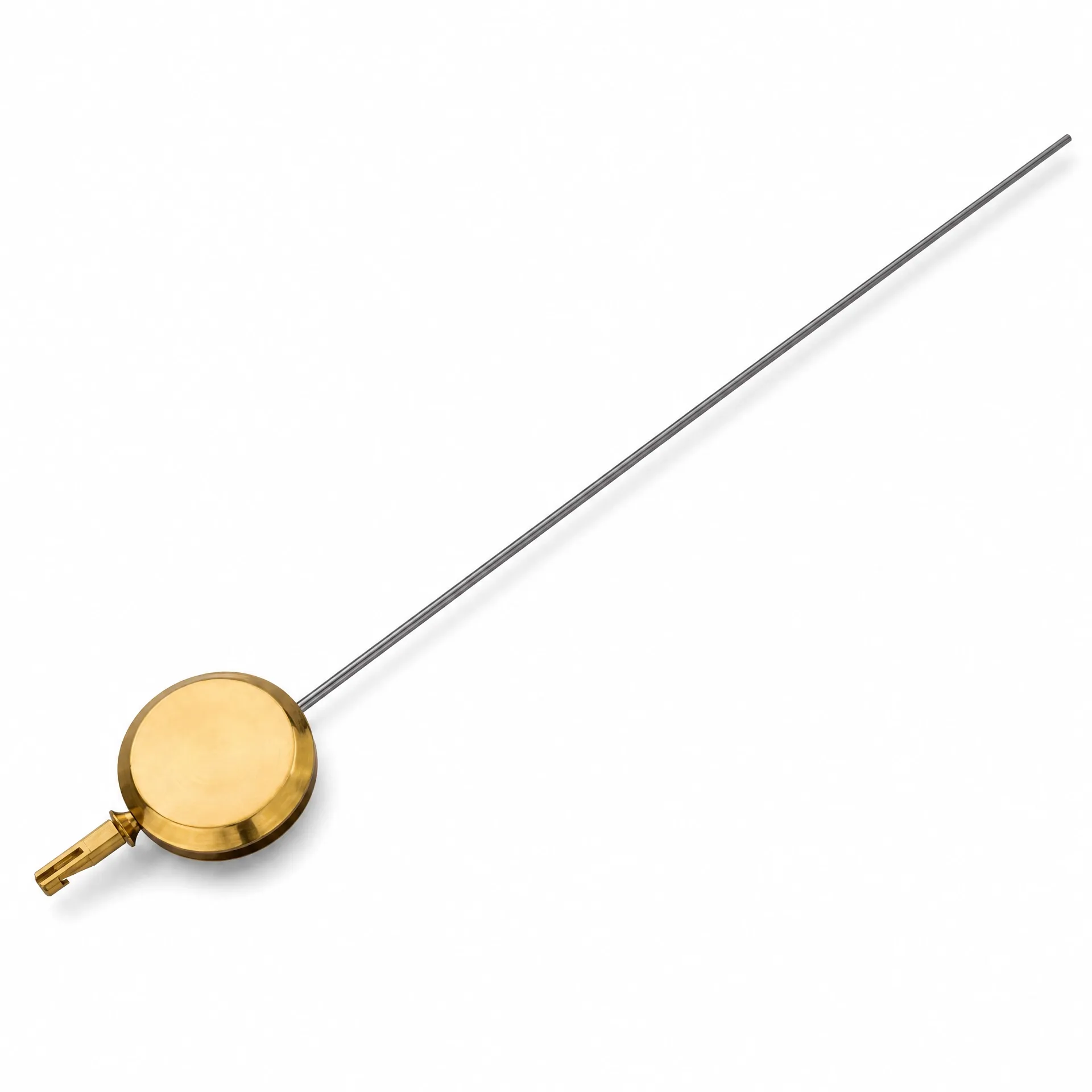 Pendolo in Ottone con Asta per Parigine - Diametro Lente 40 mm