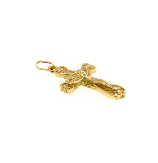 Crocifisso in Oro 18 kt - Capolavoro di Artigianalità Italiana