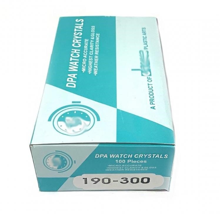 100 Vetri assortiti per orologio Plexi Bombati da 19.00 a 30.00 mm