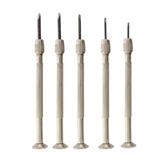 Set di 5 mini cacciaviti con punta reversibile