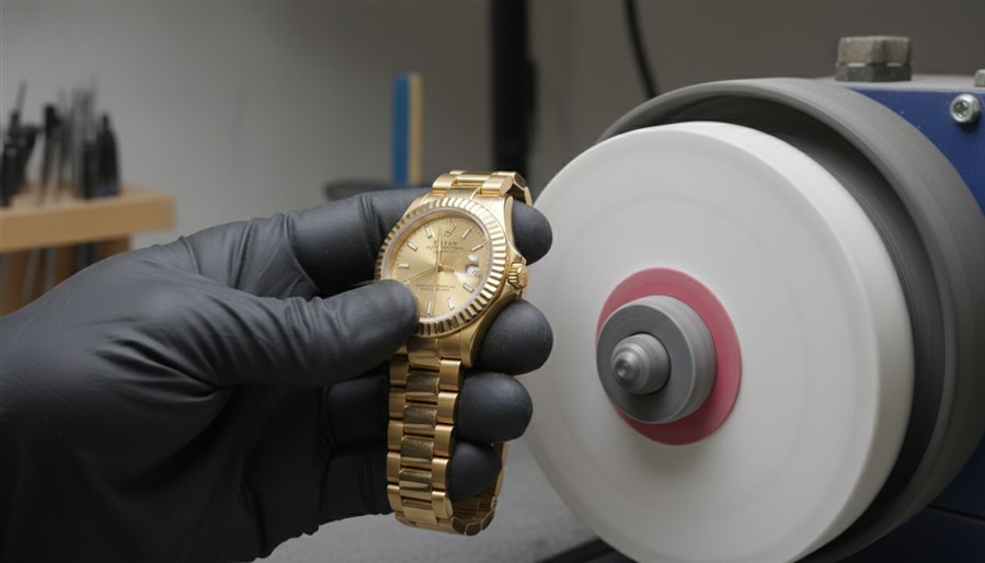 Lucidatura dell'Orologio Rolex