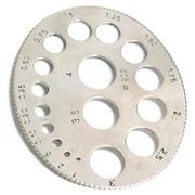 Calibro in Alluminio per Diamanti - Misura da 1 Punto fino a 4 Carati Calibro in Alluminio per Diamanti - Misura da 1 Punto fino a 4 Carati