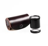 Lente Gemmologica Tripleta 10X con Scala Incisa e Custodia da Viaggio