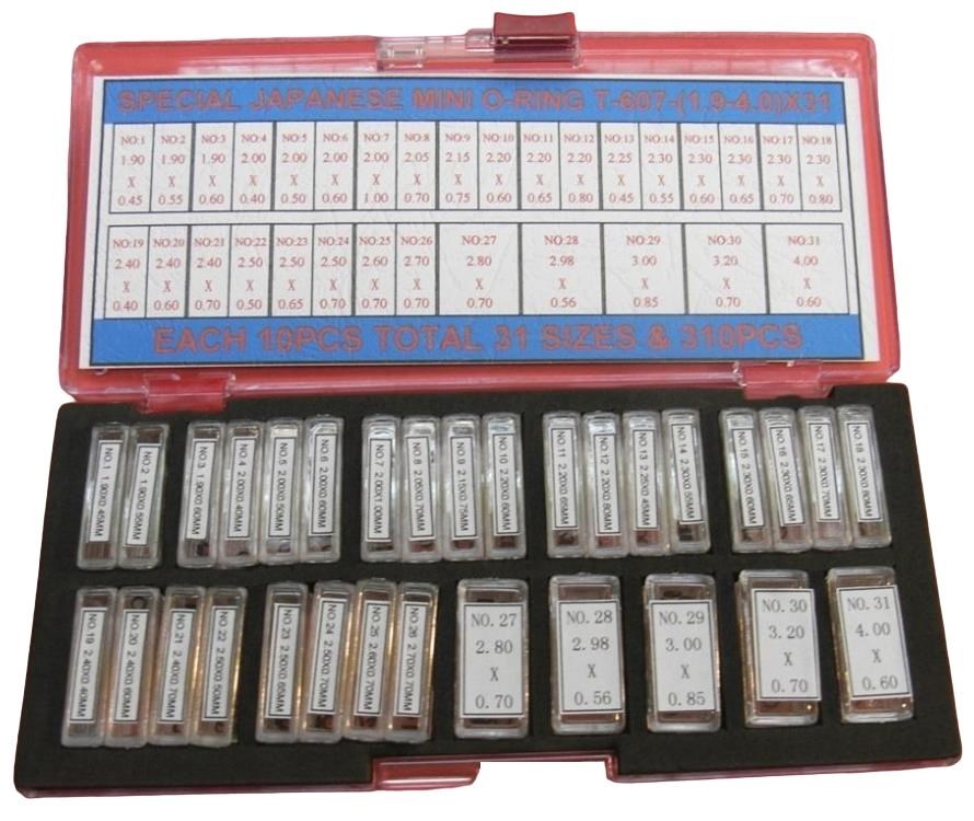 Assortimento di Guarnizioni per Corona di carica orologi  Assortimento di Guarnizioni per Corona di carica orologi