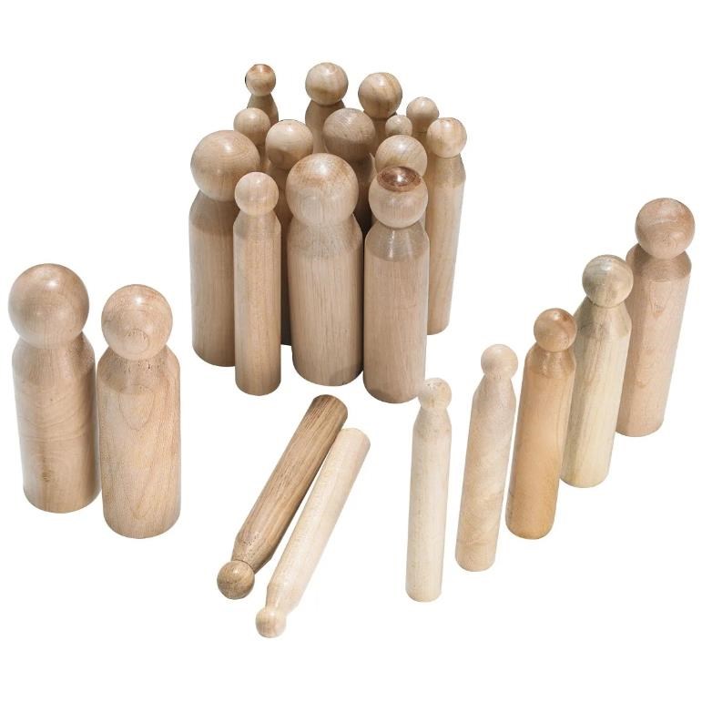 Imbottitori in legno antigraffio set di 24 pezzi Imbottitori in legno antigraffio set di 24 pezzi