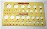 Calibro in plastica per diamanti perle e pietre