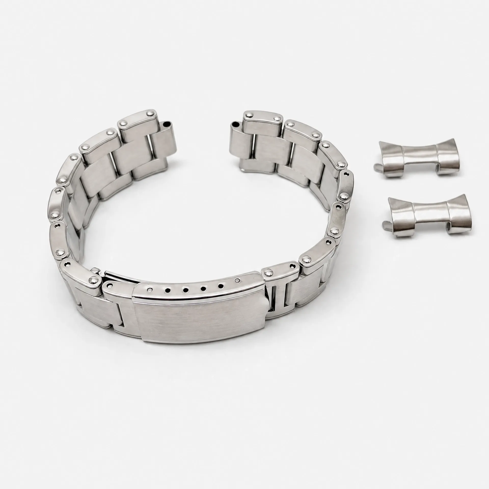 Bracciale Oyster con Rivetti per orologio Rolex, attacco da mm 20.00 Bracciale Oyster con Rivetti per orologio Rolex, attacco da mm 20.00