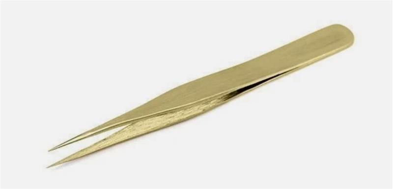 Pinzetta da Orologiaio in Ottone Modello 3 – Antimagnetica per Rotori al Quarzo
