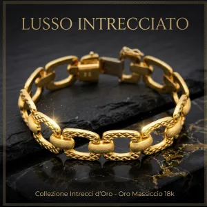 Bracciale oro donna - Collezione Intrecci d'Oro