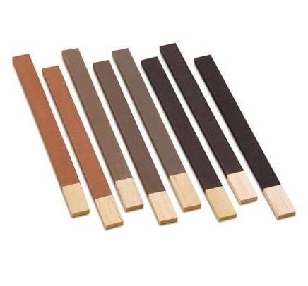 Carta Vetrata in stick con manico legno varie grane assortite set di 8 pezzi Carta Vetrata in stick con manico legno varie grane assortite set di 8 pezzi