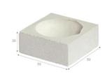 Crogiolo in Ceramica Quadrato per Fusione Oro Crogiolo in Ceramica Quadrato per Fusione Oro